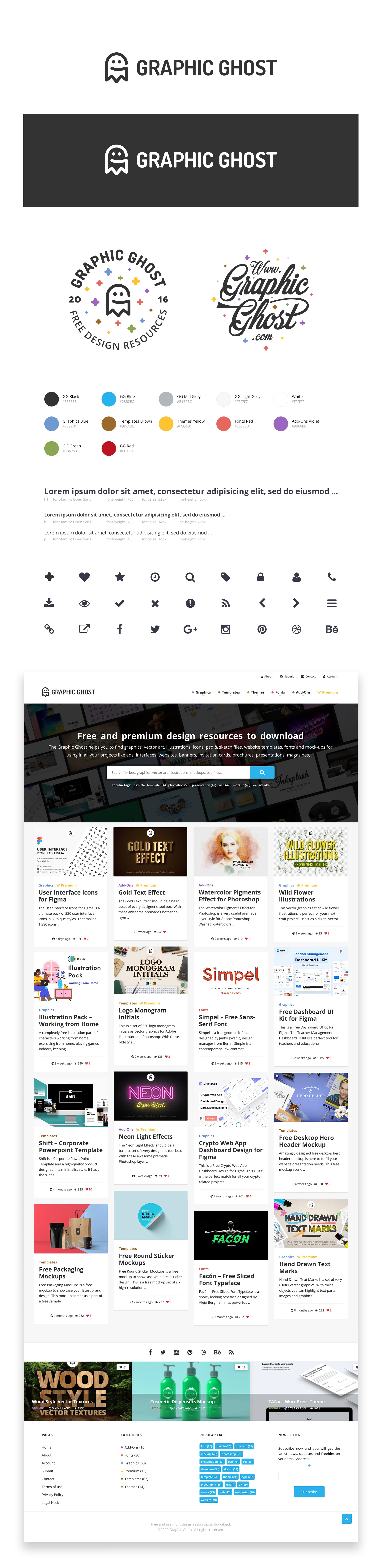 Palmy Studio - Graphic Ghost - web design website development ux design ui design branding